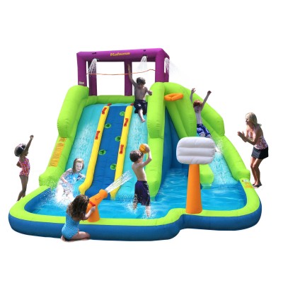 Magic Time - Triple Blast Inflatable Play Center with Water Slides   556993333